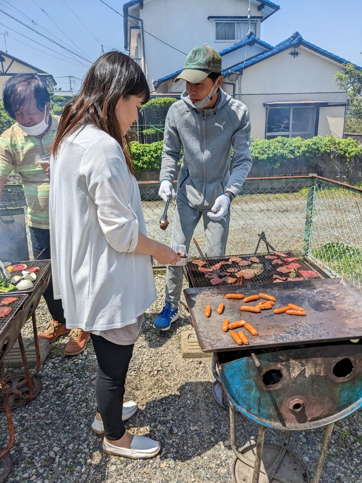社内BBQ②