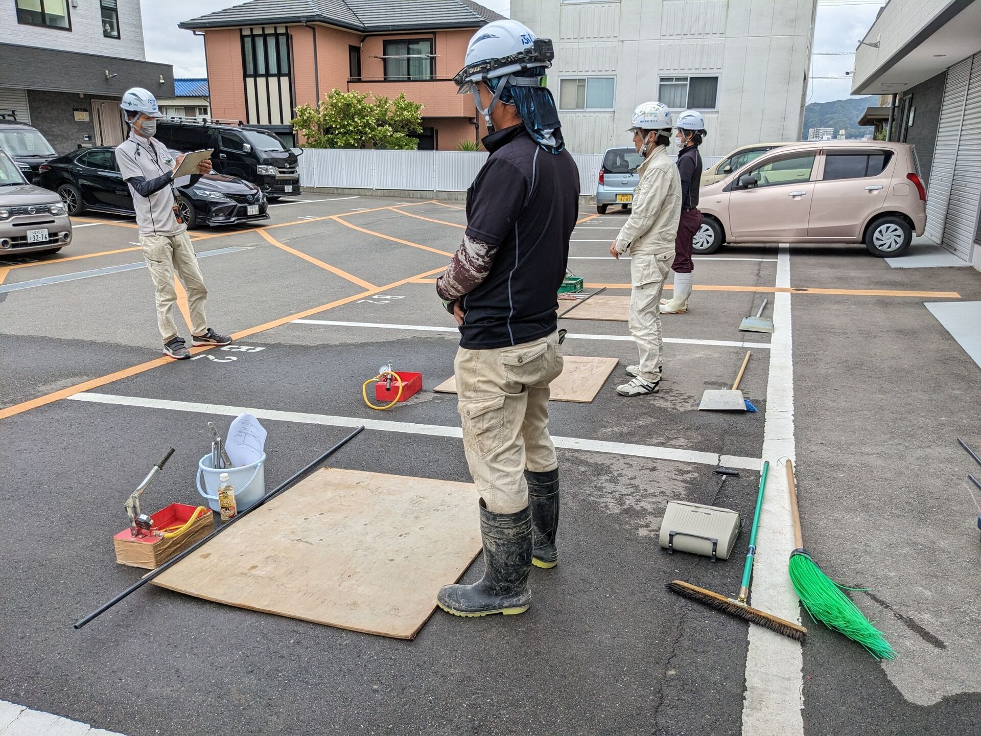 配管技能と排水申請の社内テストを実施しました