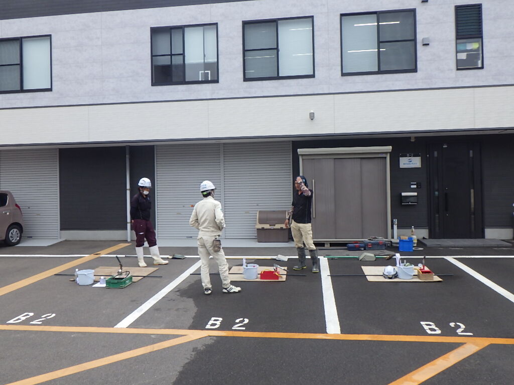 配管技能社内テストを行いました