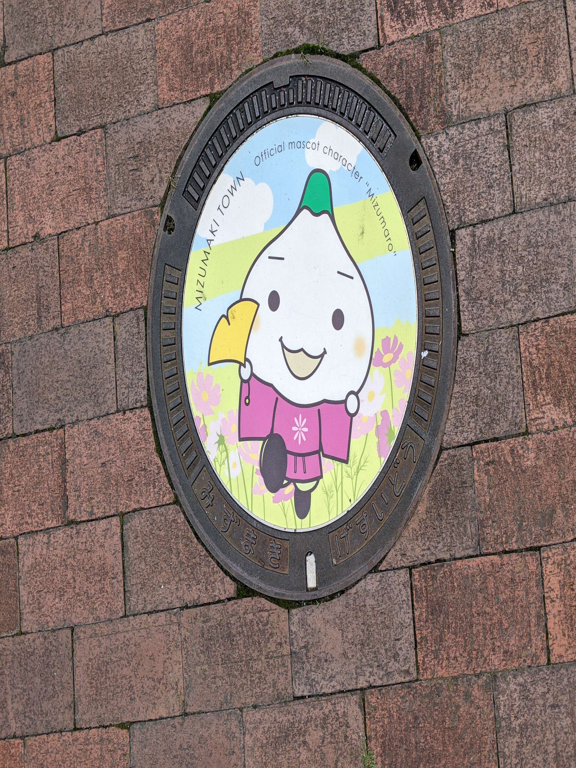 遠賀郡水巻町 カラーマンホール