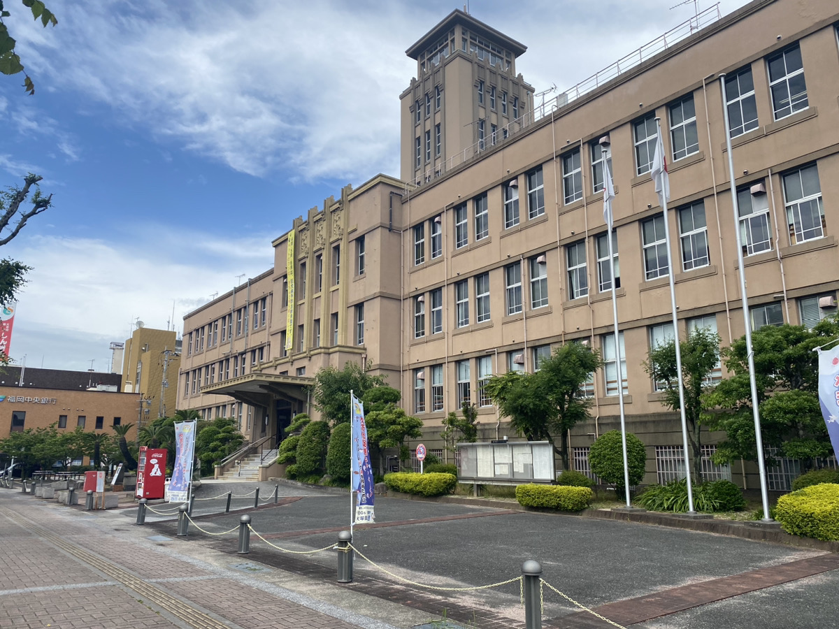 大牟田市で庁舎・カラーマンホールを発見！